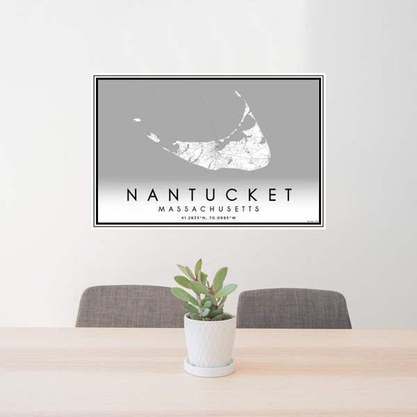 Nantucket - Massachusetts Classic Map Print