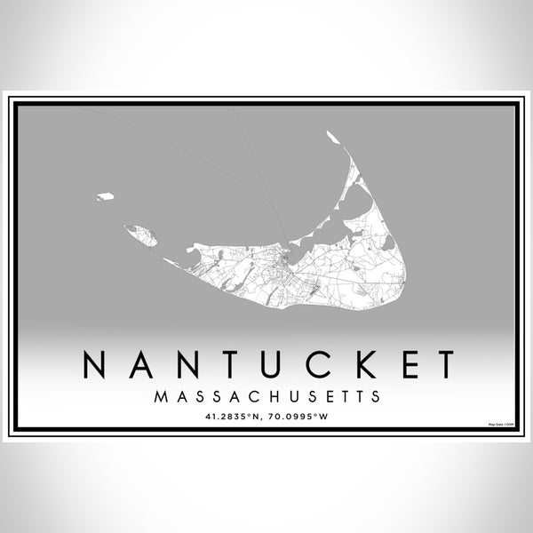 Nantucket - Massachusetts Classic Map Print