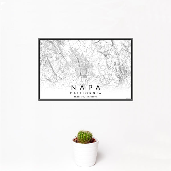 Napa - California Classic Map Print