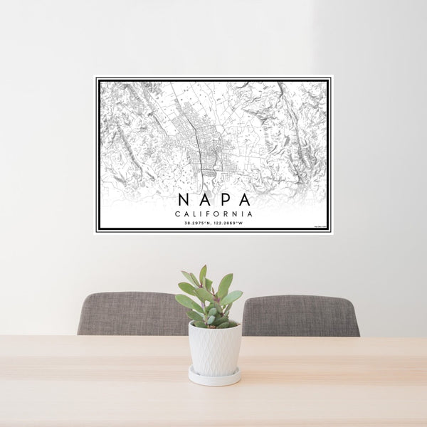Napa - California Classic Map Print