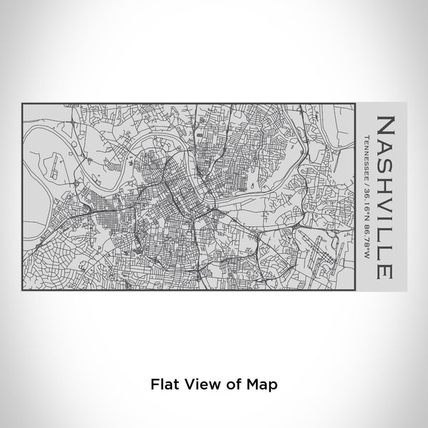 Nashville - Tennessee Map Insulated Bottle