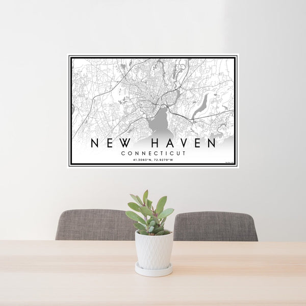 New Haven - Connecticut Classic Map Print
