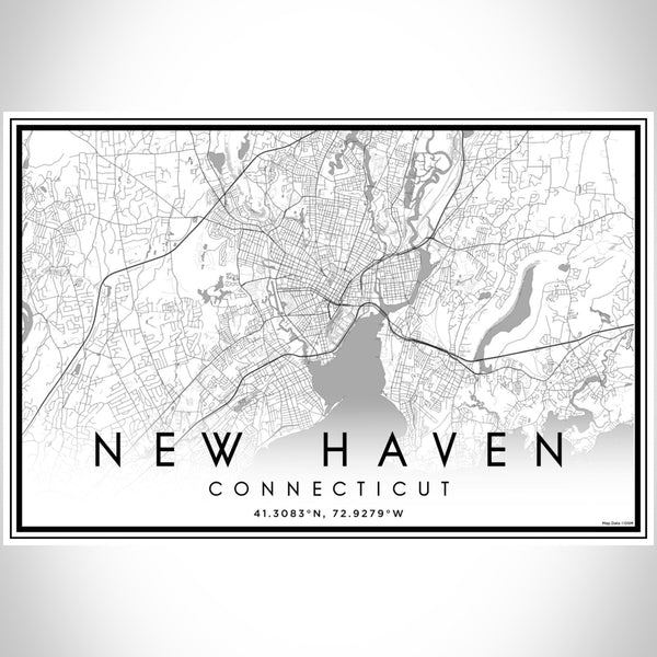 New Haven - Connecticut Classic Map Print