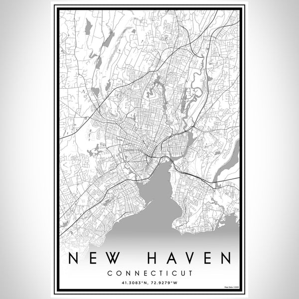 New Haven - Connecticut Classic Map Print