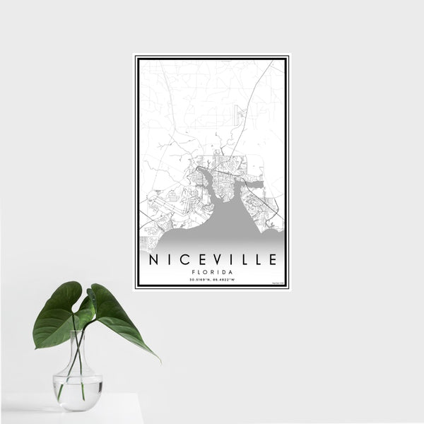Niceville - Florida Classic Map Print