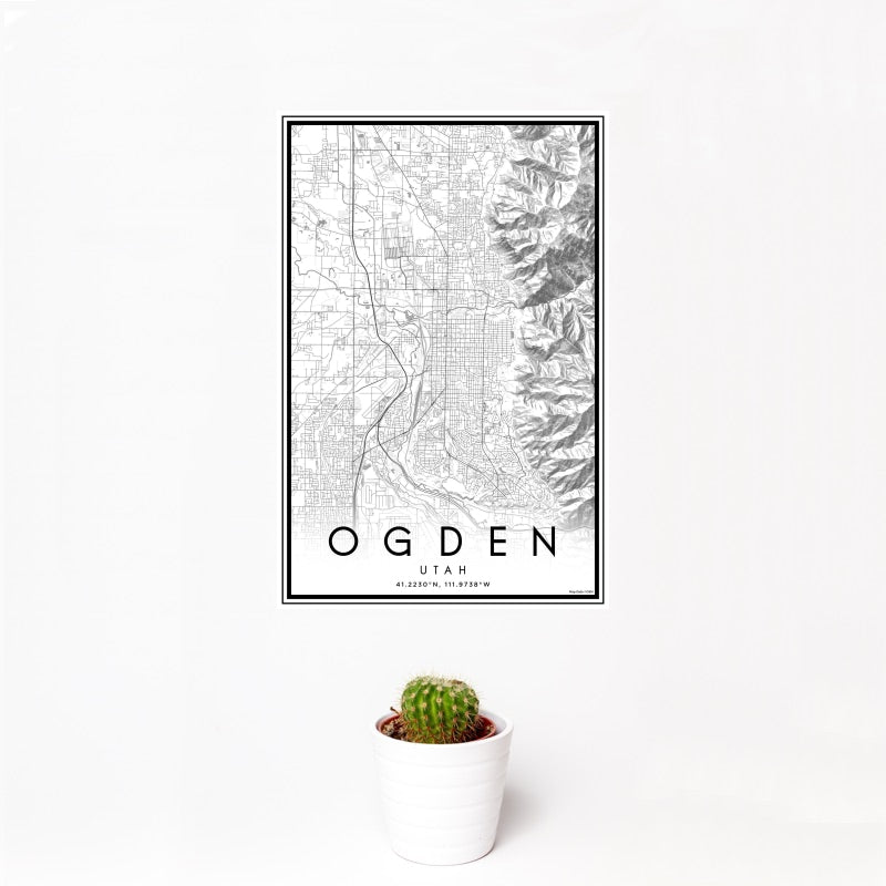 Ogden - Utah Classic Map Print