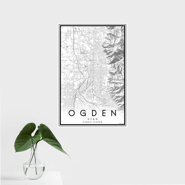 Ogden - Utah Classic Map Print