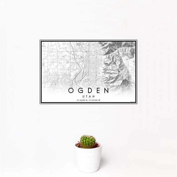 Ogden - Utah Classic Map Print