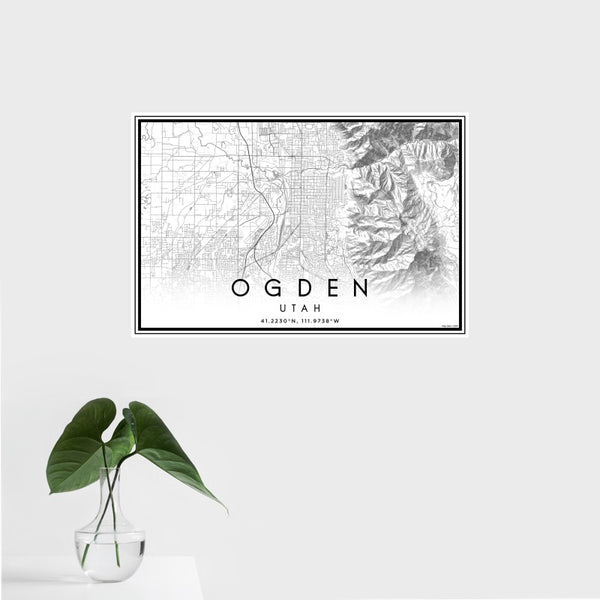 Ogden - Utah Classic Map Print