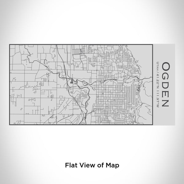 Ogden - Utah Map Insulated Bottle