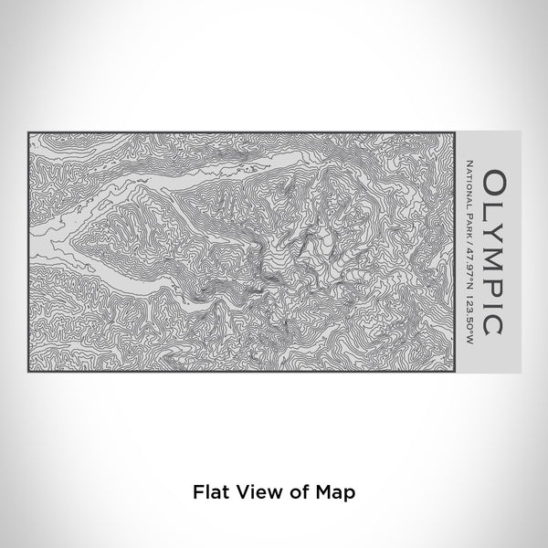 Olympic National Park - Washington Map Insulated Bottle