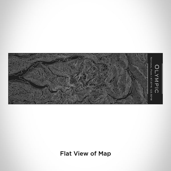 Olympic National Park - Washington Map Insulated Cup in Matte Black