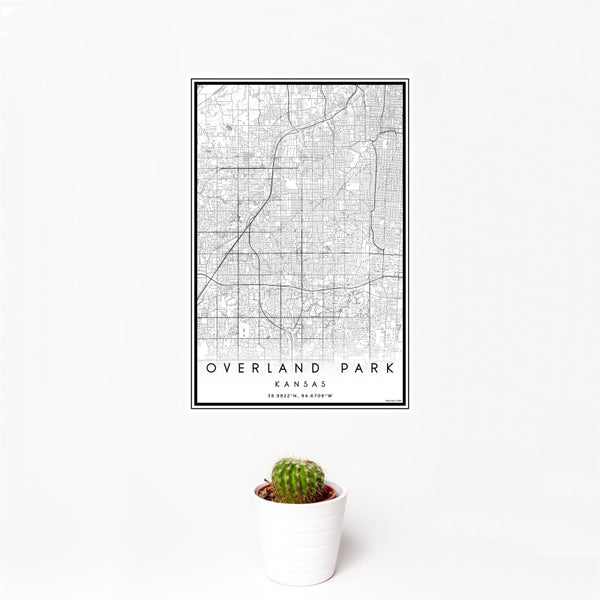 Overland Park - Kansas Classic Map Print