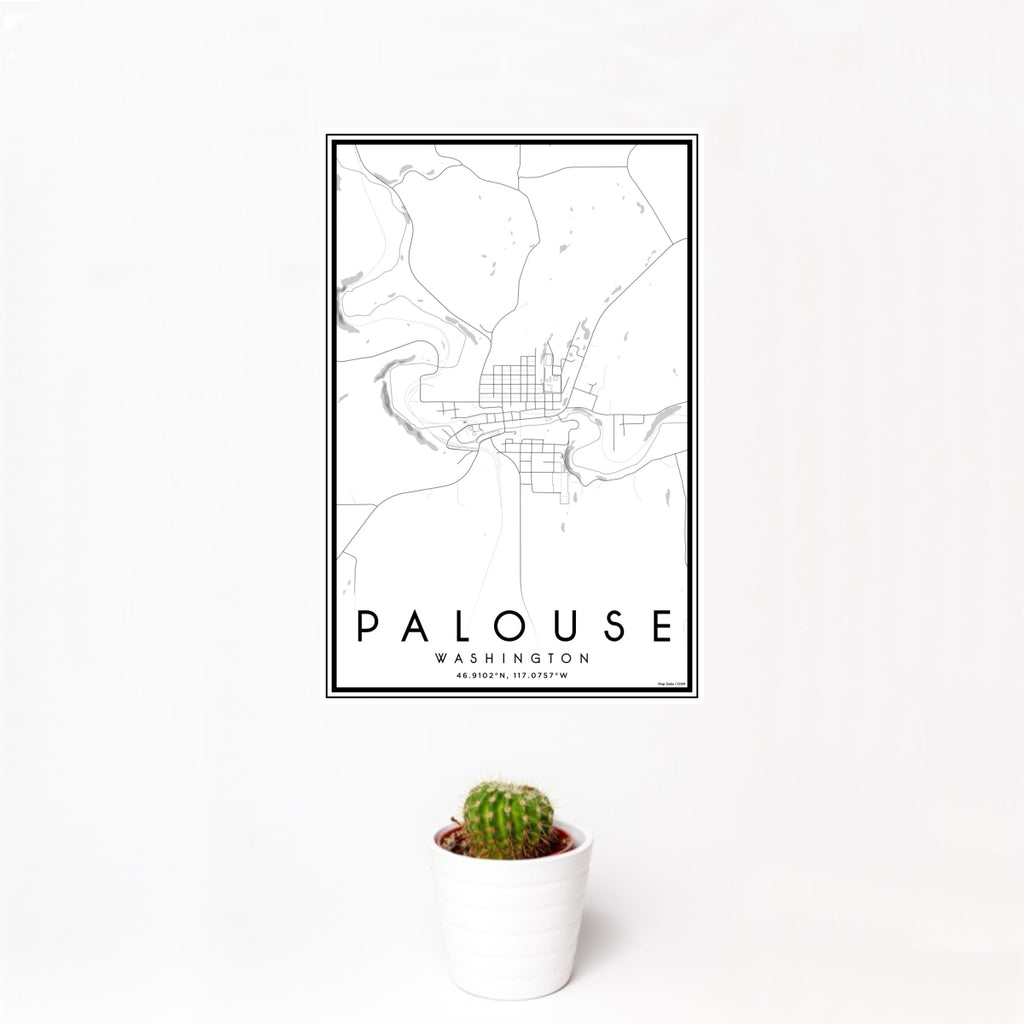 Palouse - Washington Classic Map Print