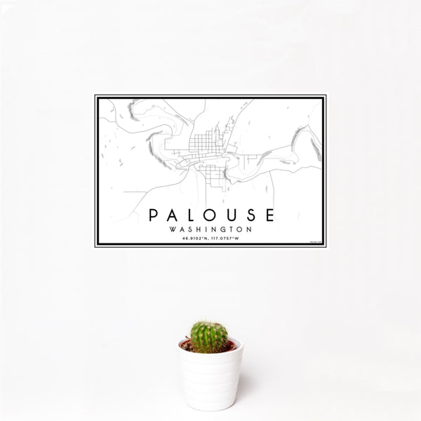 Palouse - Washington Classic Map Print