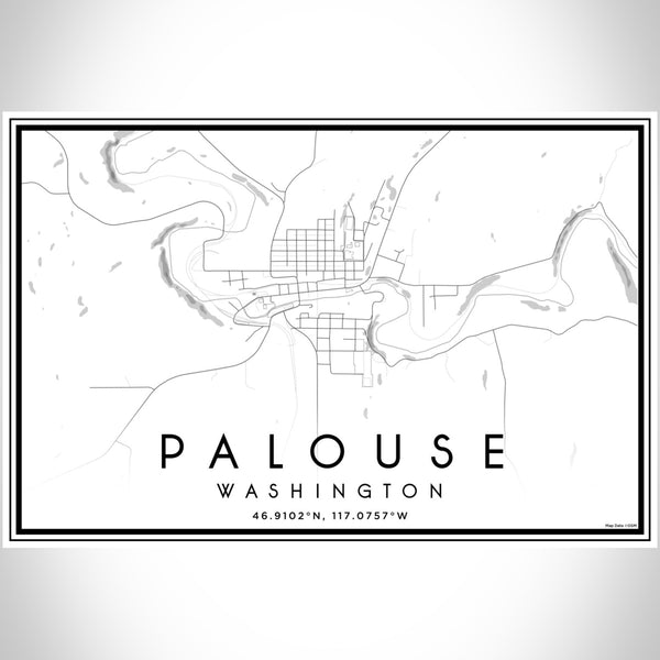 Palouse - Washington Classic Map Print