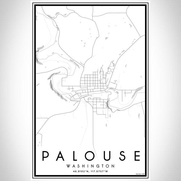 Palouse - Washington Classic Map Print