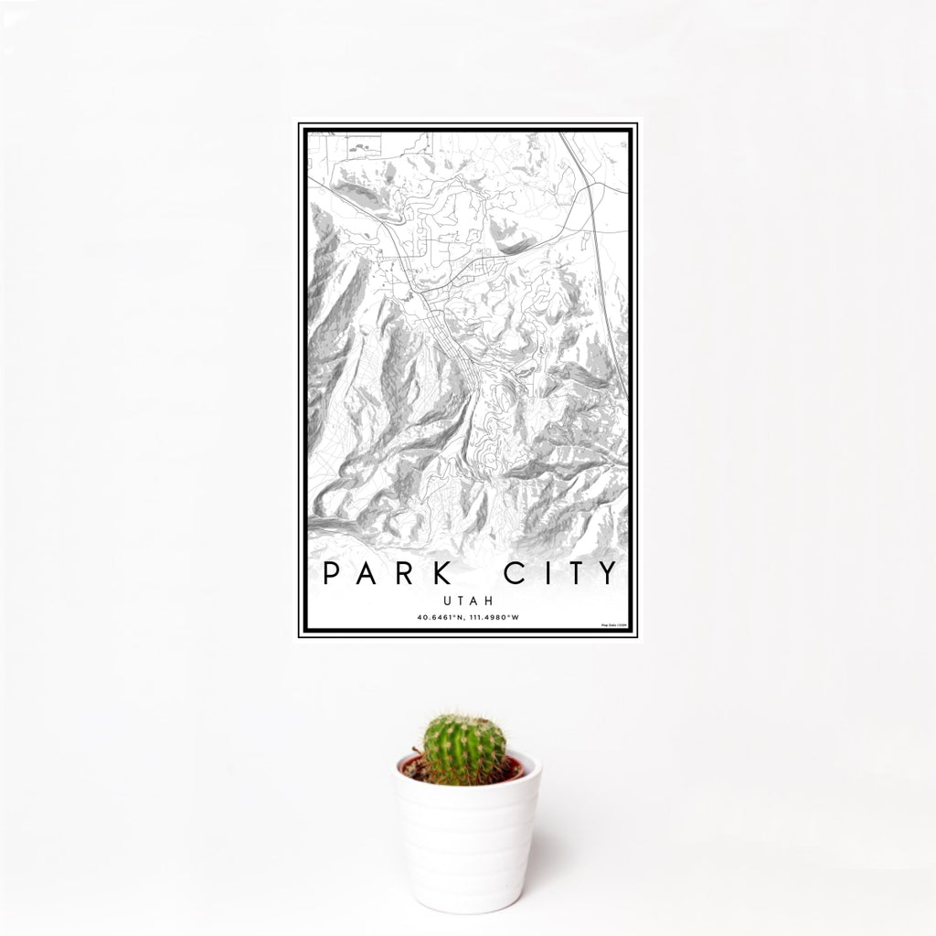 Park City - Utah Classic Map Print