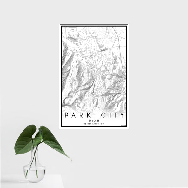 Park City - Utah Classic Map Print