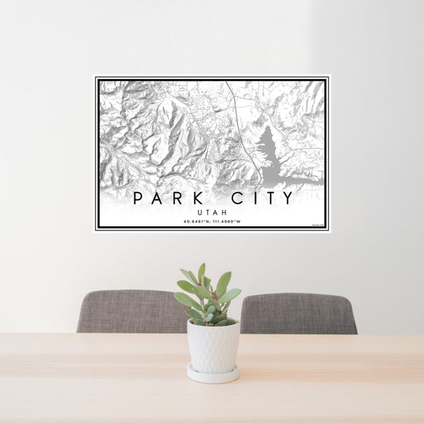 Park City - Utah Classic Map Print