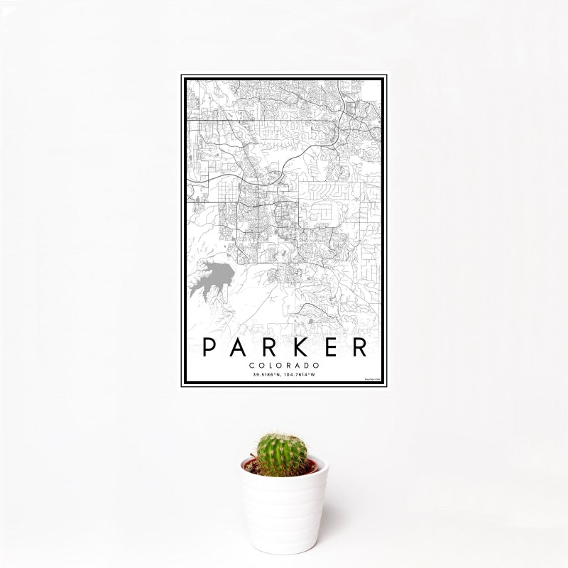 Parker - Colorado Classic Map Print