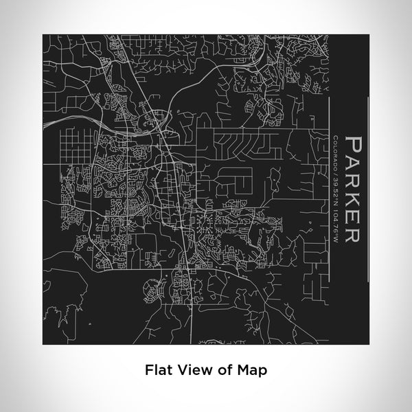 Parker - Colorado Map Tumbler in Matte Black