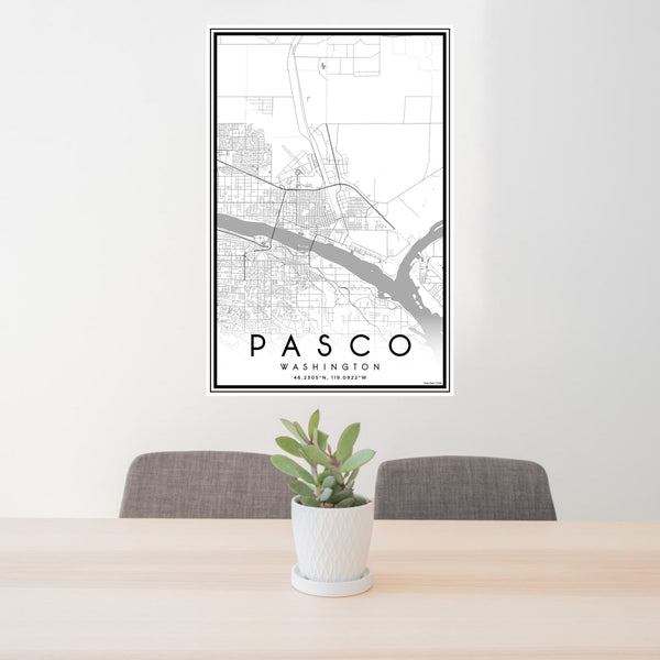 Pasco - Washington Classic Map Print