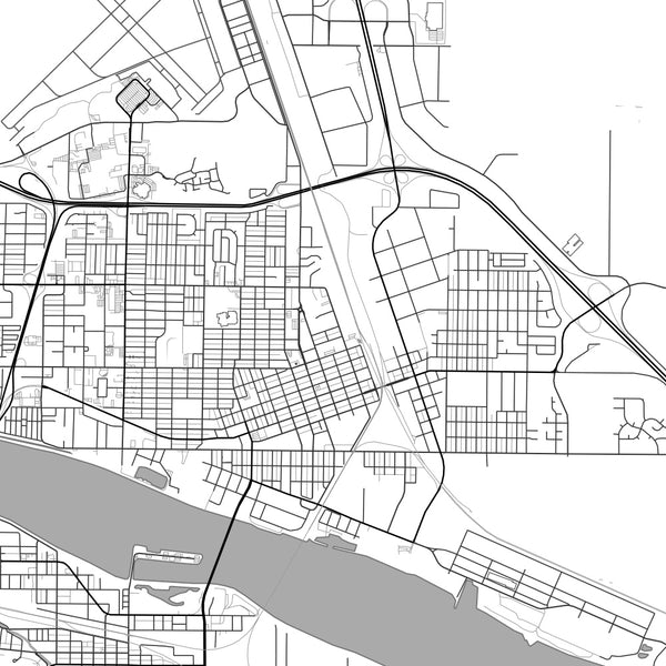 Pasco - Washington Classic Map Print