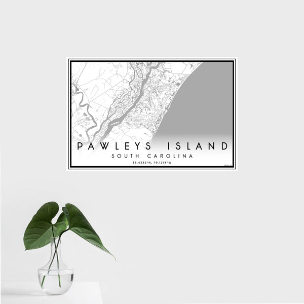 Pawleys Island - South Carolina Classic Map Print