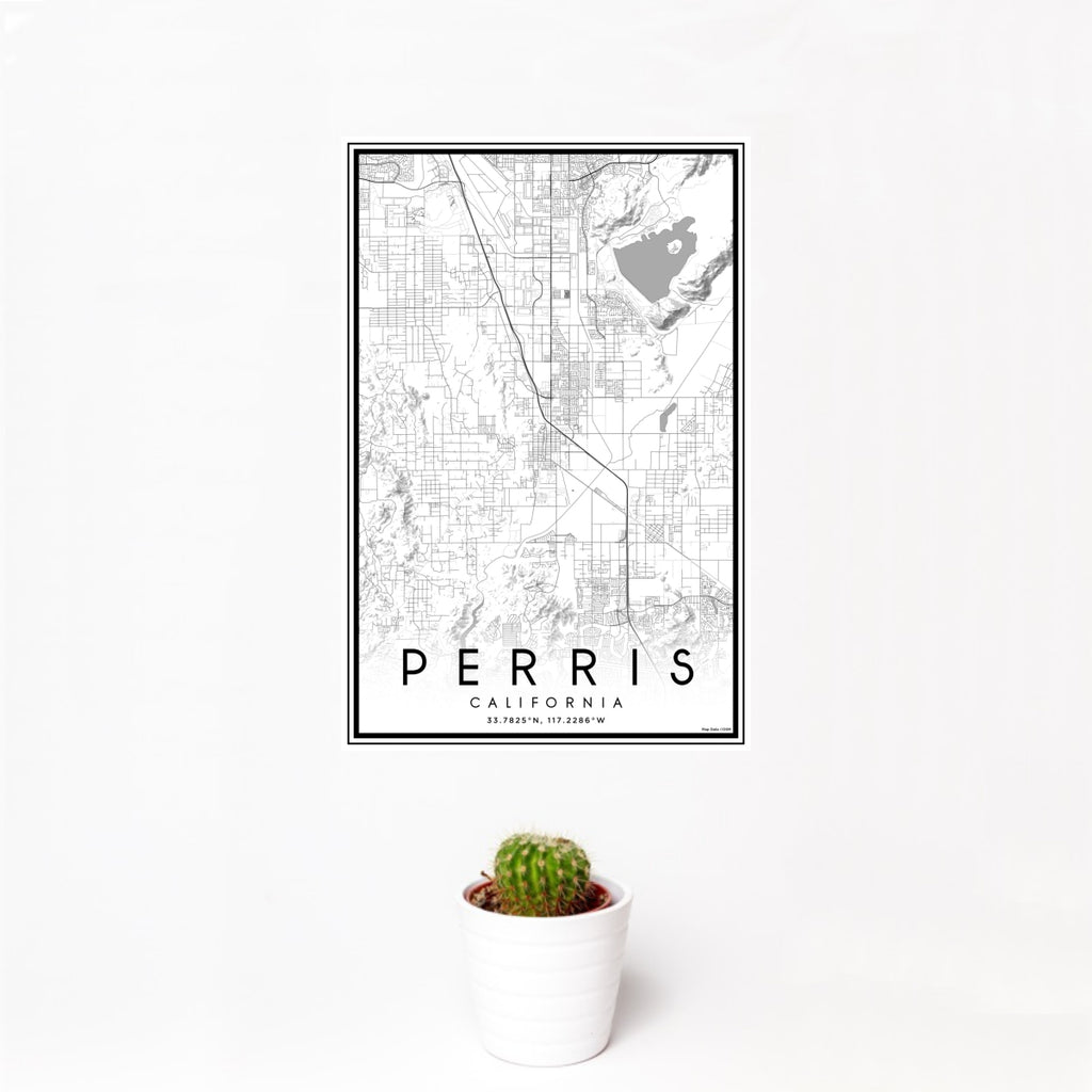 Perris - California Classic Map Print
