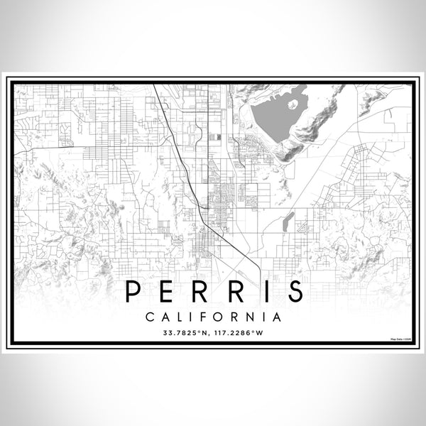 Perris - California Classic Map Print