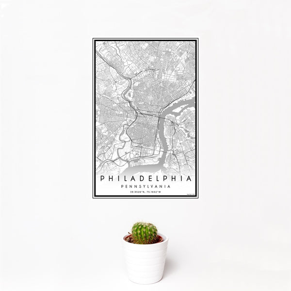 Philadelphia - Pennsylvania Classic Map Print