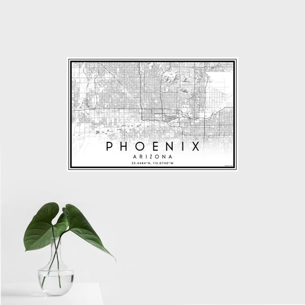 Phoenix - Arizona Classic Map Print