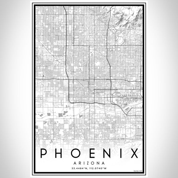 Phoenix - Arizona Classic Map Print