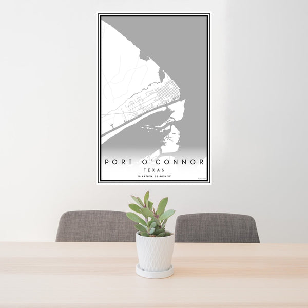 Port O'Connor - Texas Classic Map Print