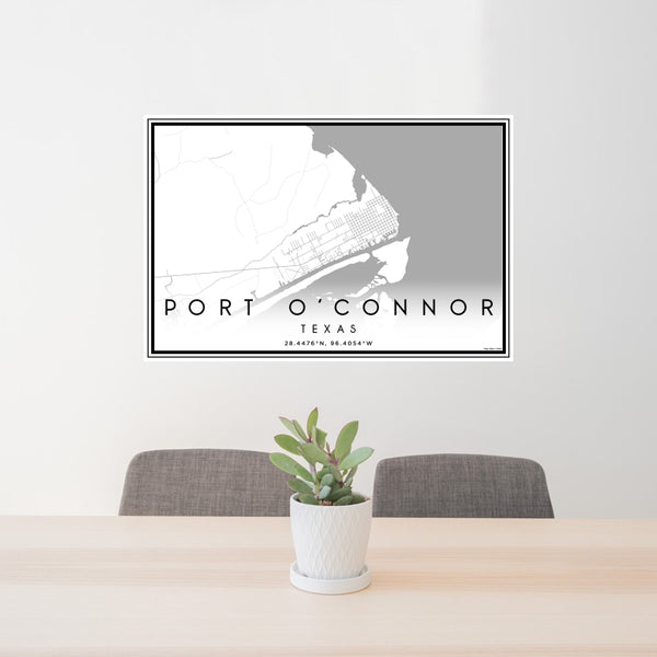 Port O'Connor - Texas Classic Map Print