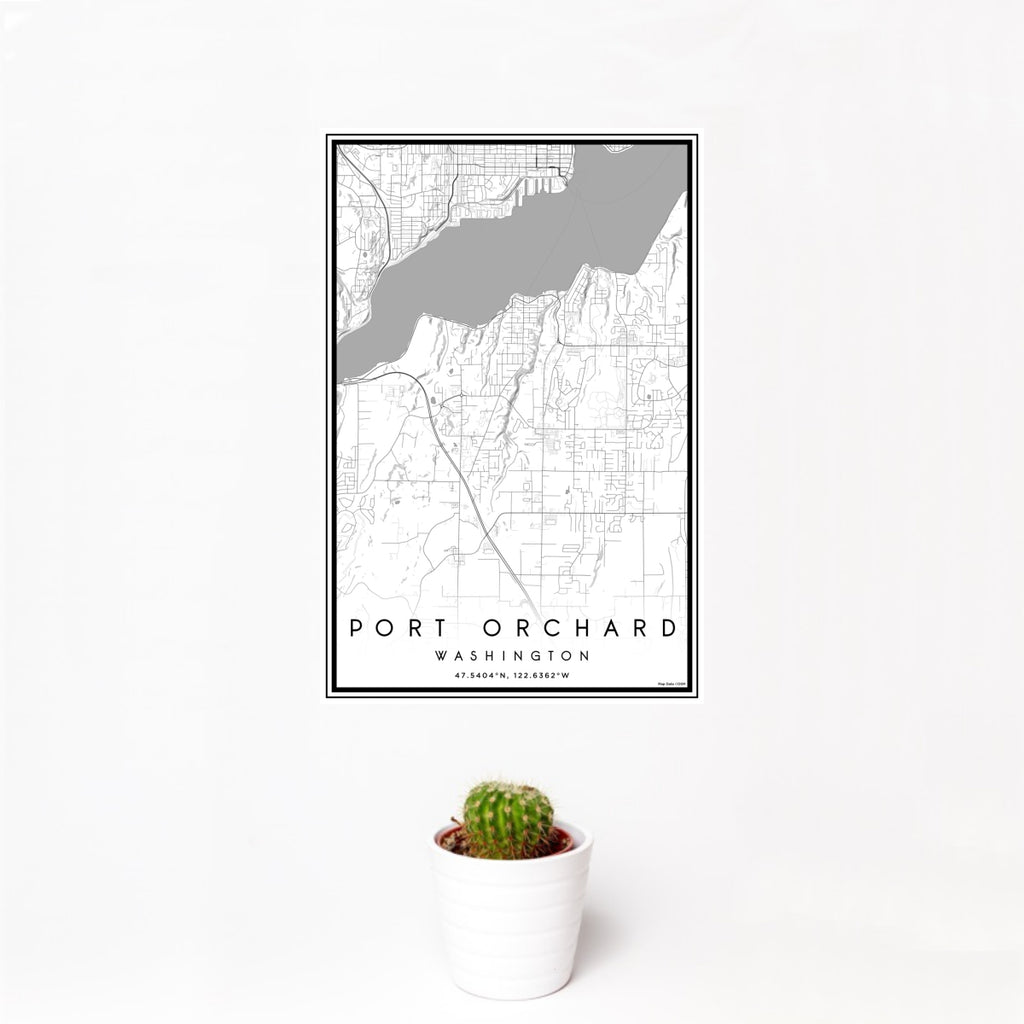 Port Orchard - Washington Classic Map Print