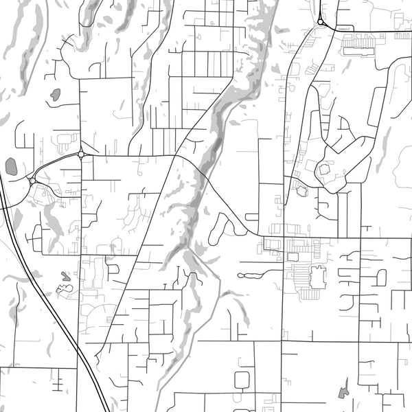 Port Orchard - Washington Classic Map Print