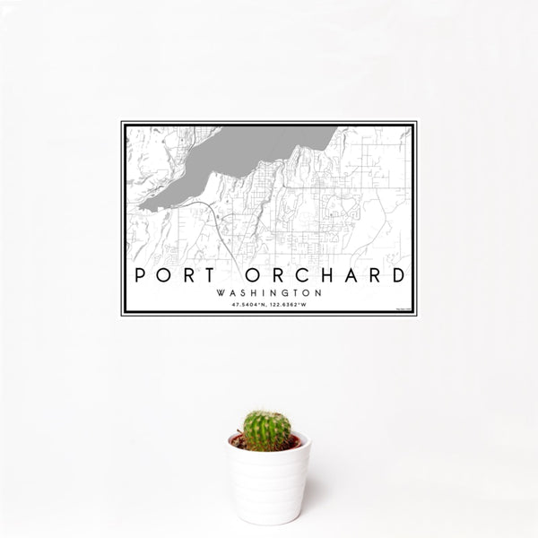 Port Orchard - Washington Classic Map Print