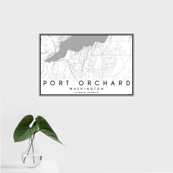 Port Orchard - Washington Classic Map Print