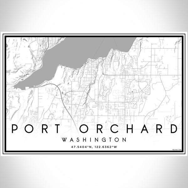Port Orchard - Washington Classic Map Print