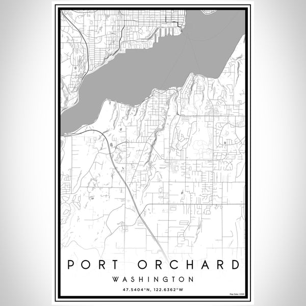 Port Orchard - Washington Classic Map Print
