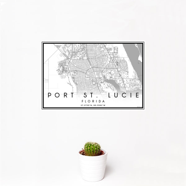 Port St. Lucie - Florida Classic Map Print