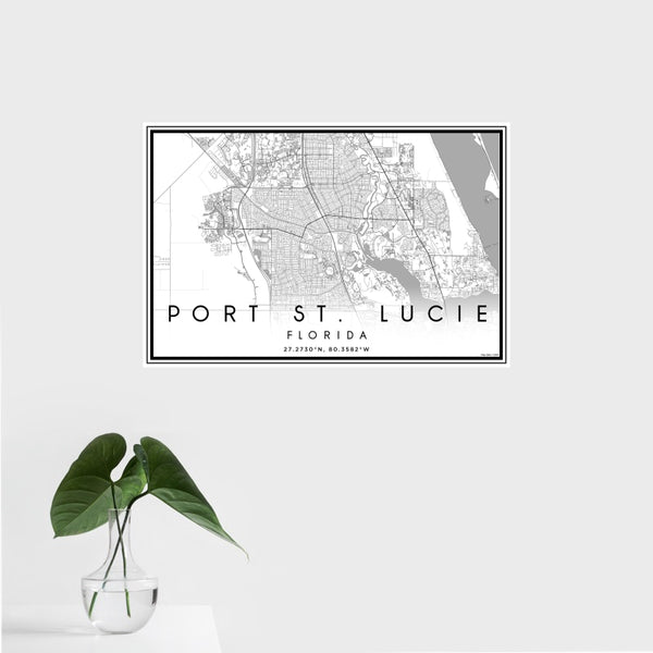 Port St. Lucie - Florida Classic Map Print