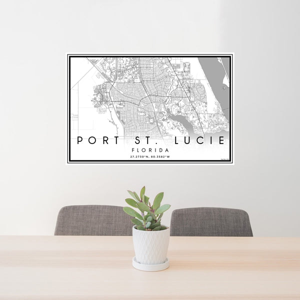 Port St. Lucie - Florida Classic Map Print
