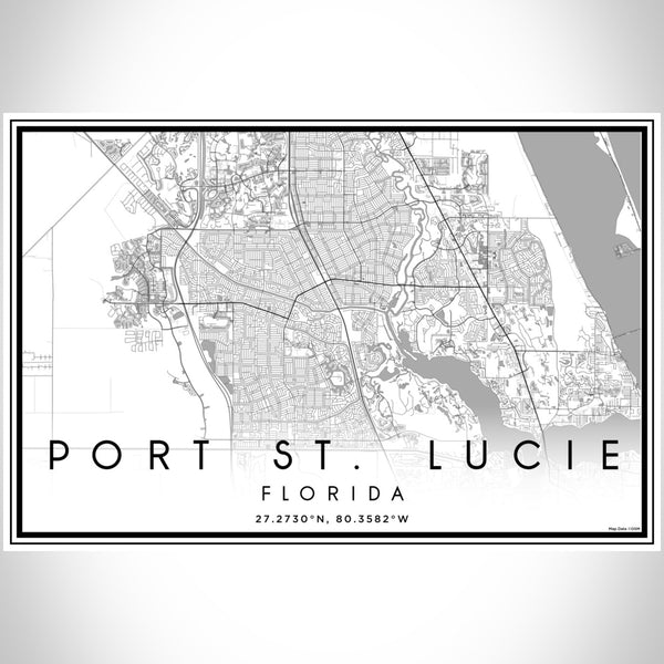 Port St. Lucie - Florida Classic Map Print