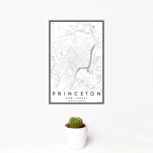 Princeton - New Jersey Classic Map Print
