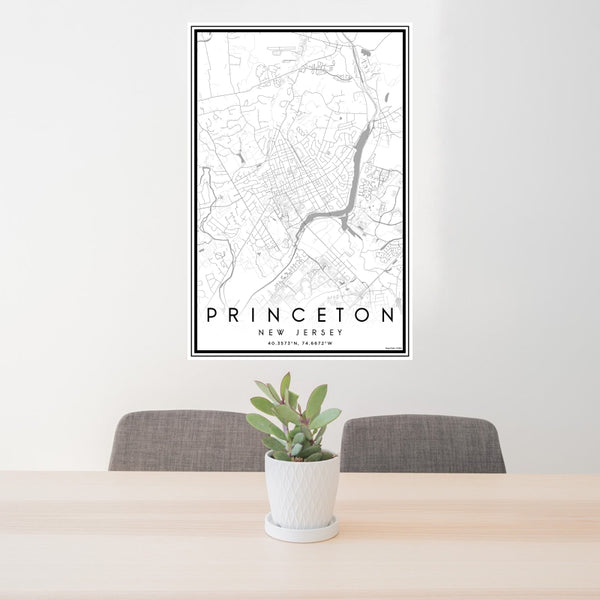 Princeton - New Jersey Classic Map Print