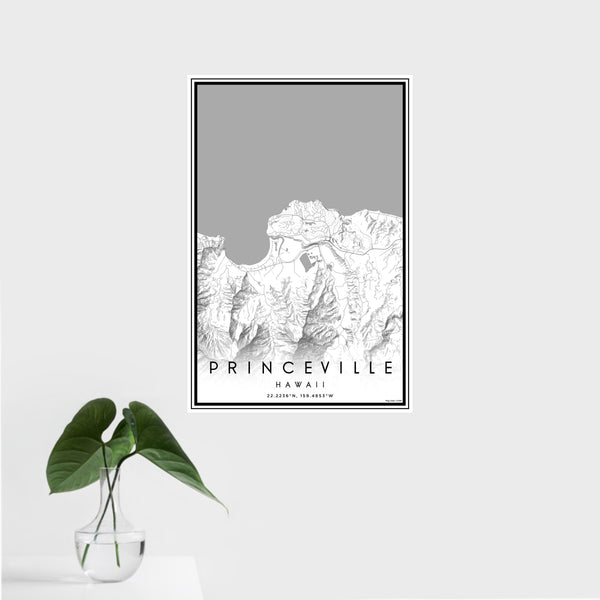 Princeville - Hawaii Classic Map Print