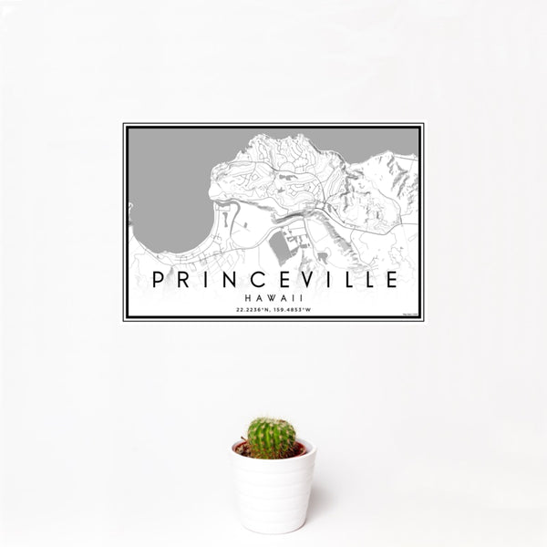 Princeville - Hawaii Classic Map Print